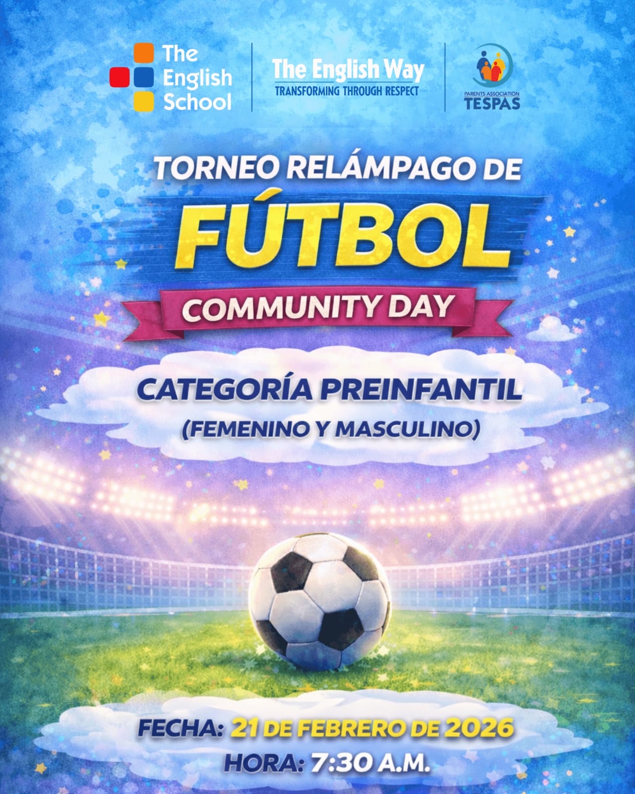 Torneo de futbol preinfantil