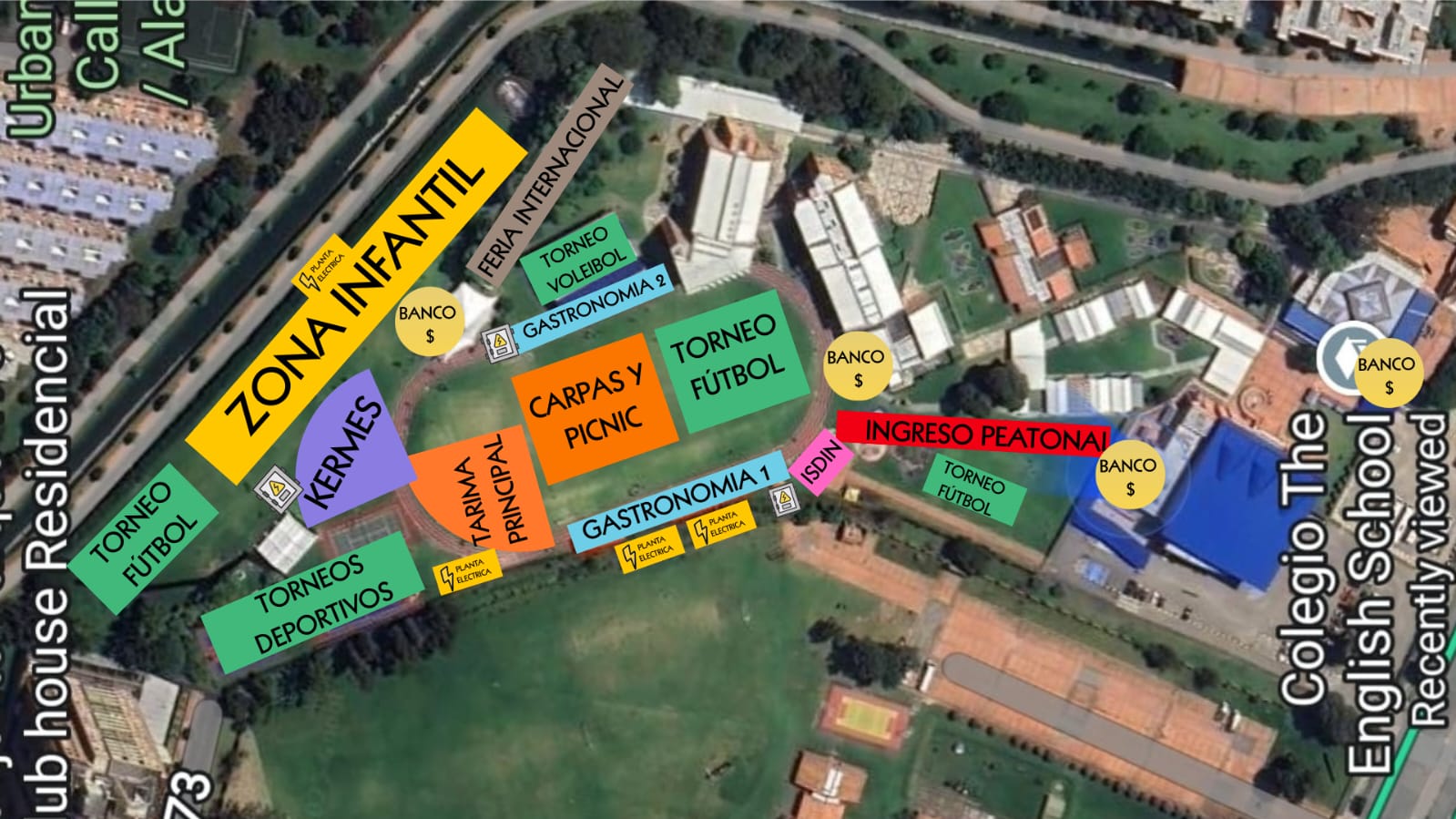 Mapa del evento Community Day